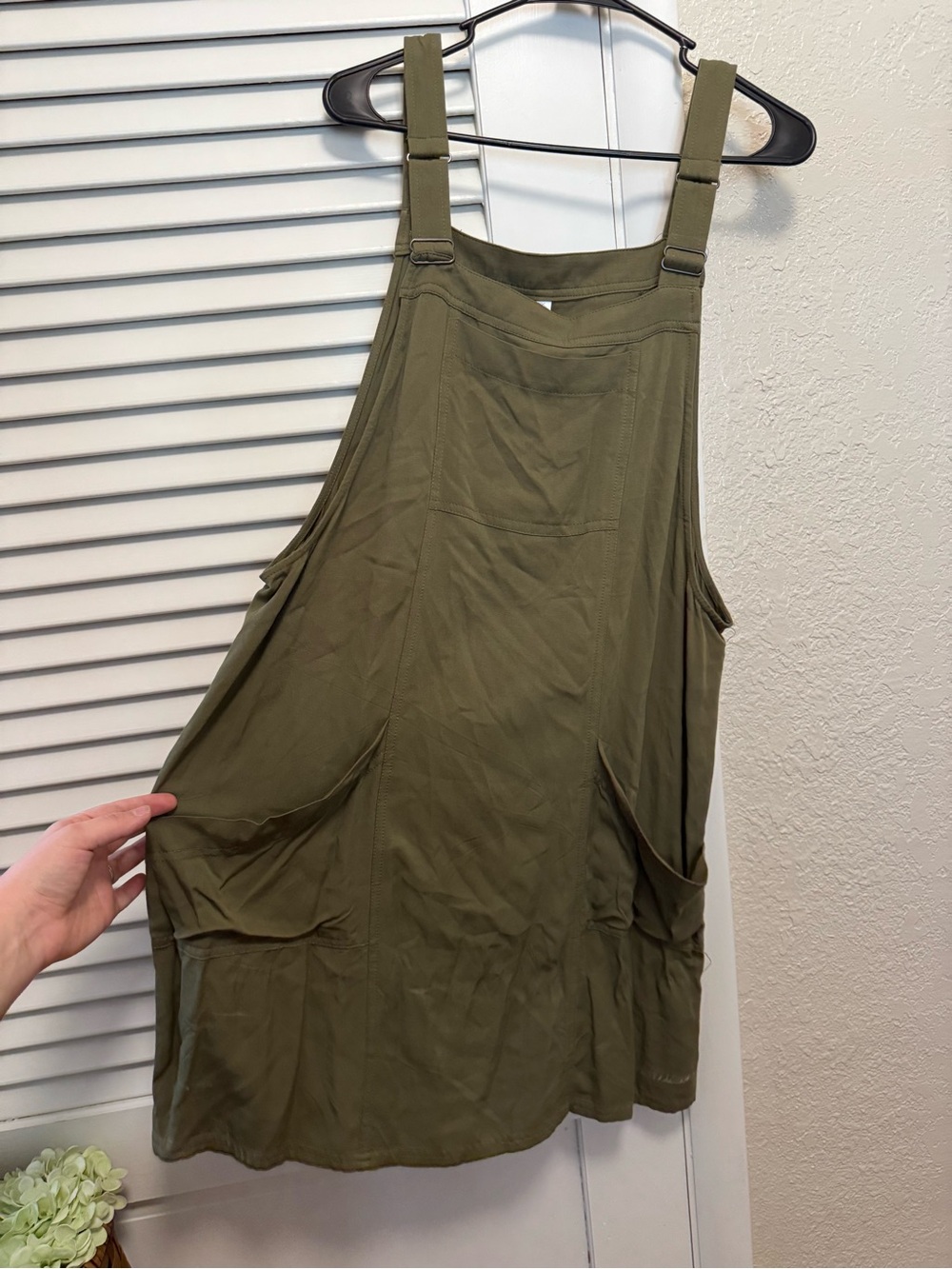 Xhilaration Olive Green Utility Dress